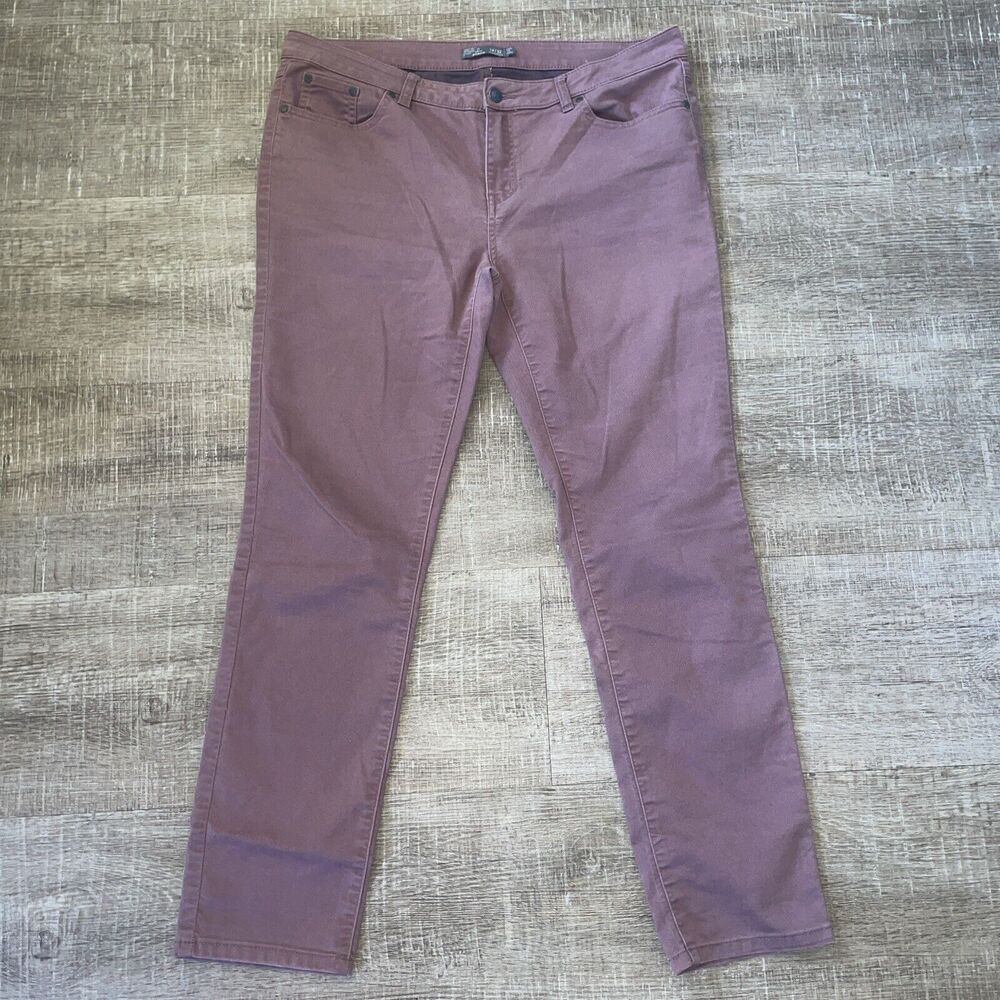 prAna Women's Kayla Rose Organic Cotton Skinny Jean Size 14/32